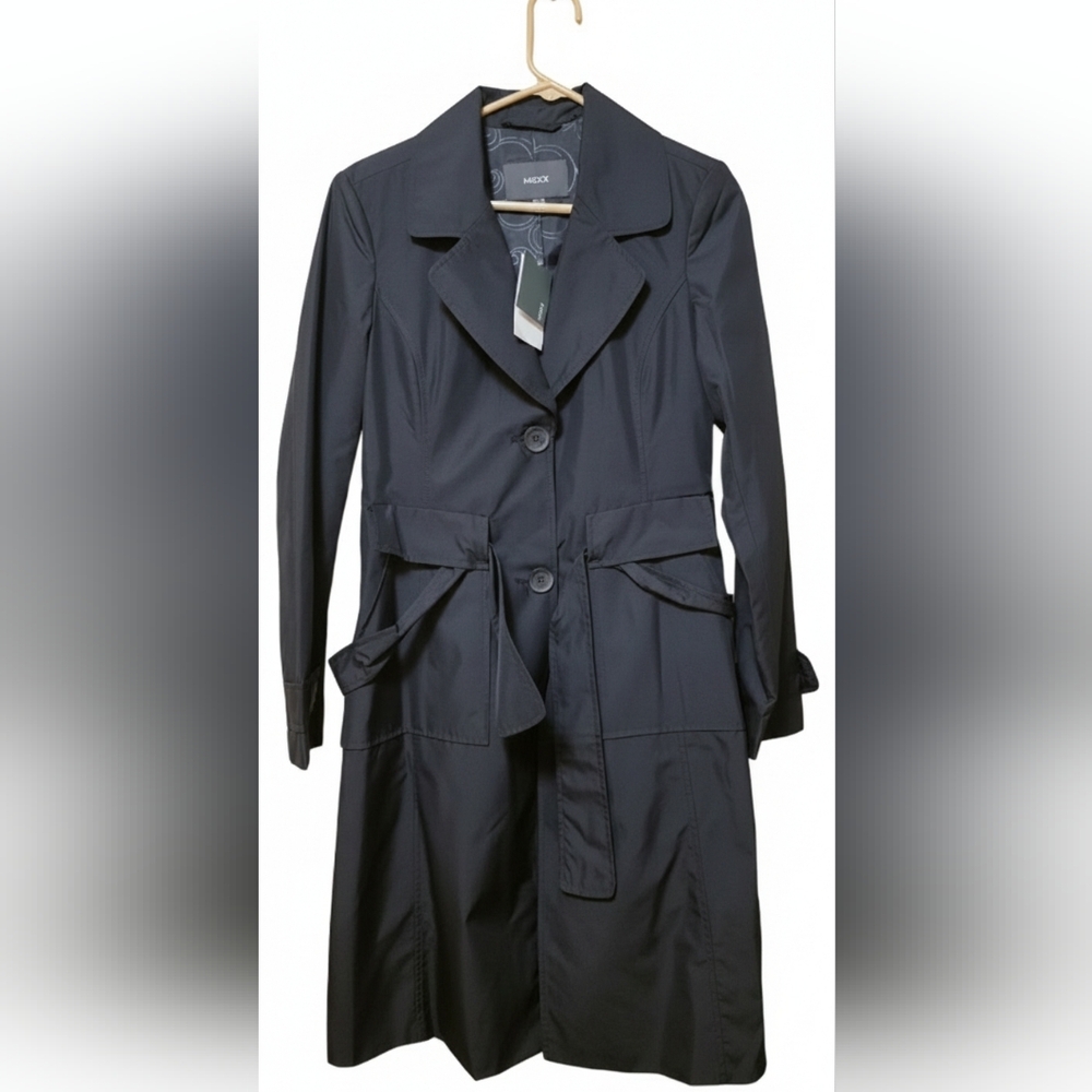 Mexx Dark Navy Trench Coat